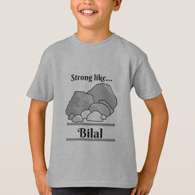 Bilal r.a.a. shirt for Muslim Boys (Front)