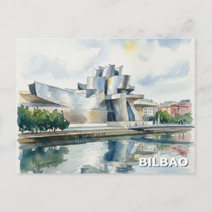 Bilbao Guggenheim Museum Travel Postcard