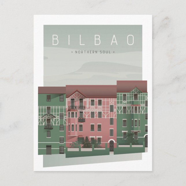 BILBAO · Northern Soul · Kirikiño Postcard (Front)
