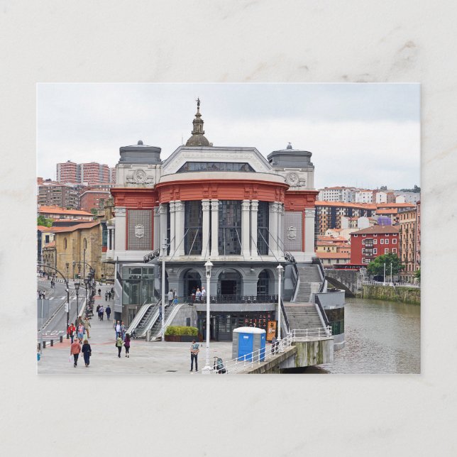 Bilbao. Ribera Market. Mercado de la Ribera. Postcard (Front)