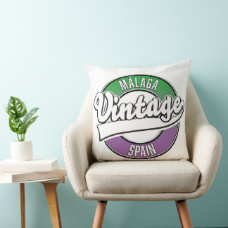 Bilbao spain vintage style logo cushion