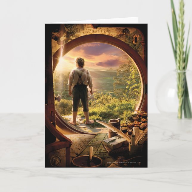 BILBO BAGGINS™ Back in Shire Collage Card (Front)
