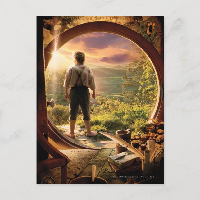 BILBO BAGGINS™ Back in Shire Collage Postcard (Front)