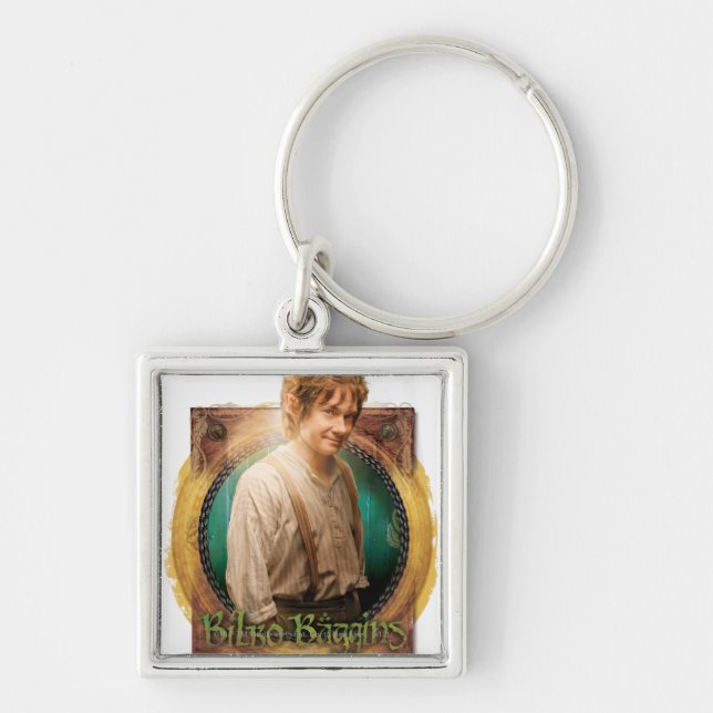 BILBO BAGGINS™ Character with Name Key Ring (Front)