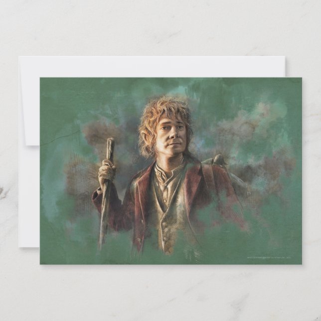 BILBO BAGGINS™ Illustration Invitation (Front)