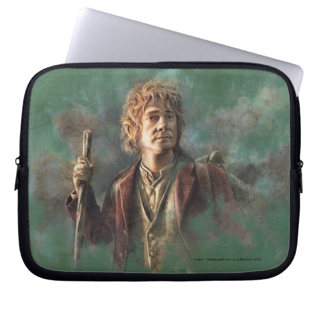 BILBO BAGGINS™ Illustration Laptop Sleeve (Front)