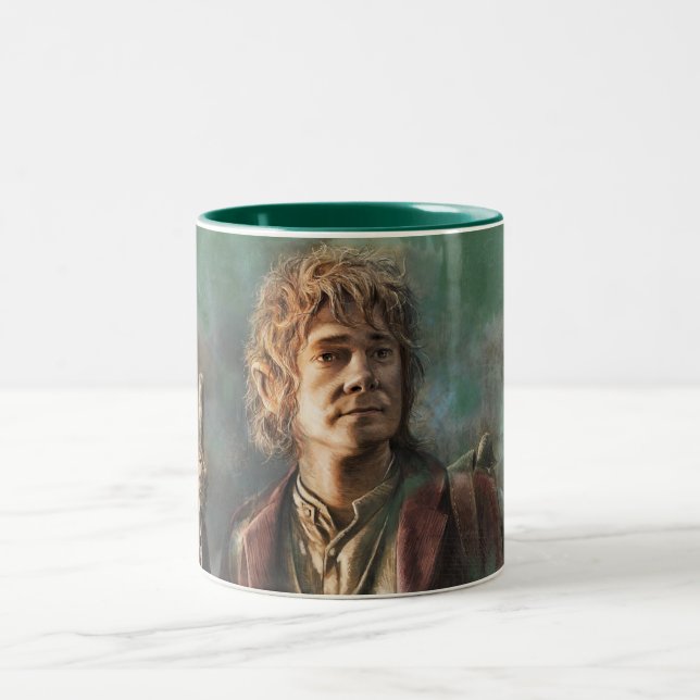 BILBO BAGGINS™ Illustration Two-Tone Coffee Mug (Center)