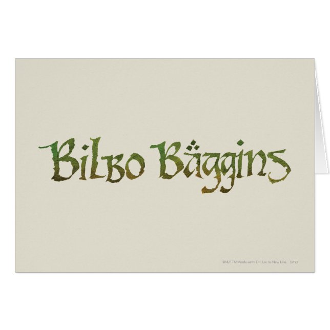 BILBO BAGGINS™ Textured (Front Horizontal)