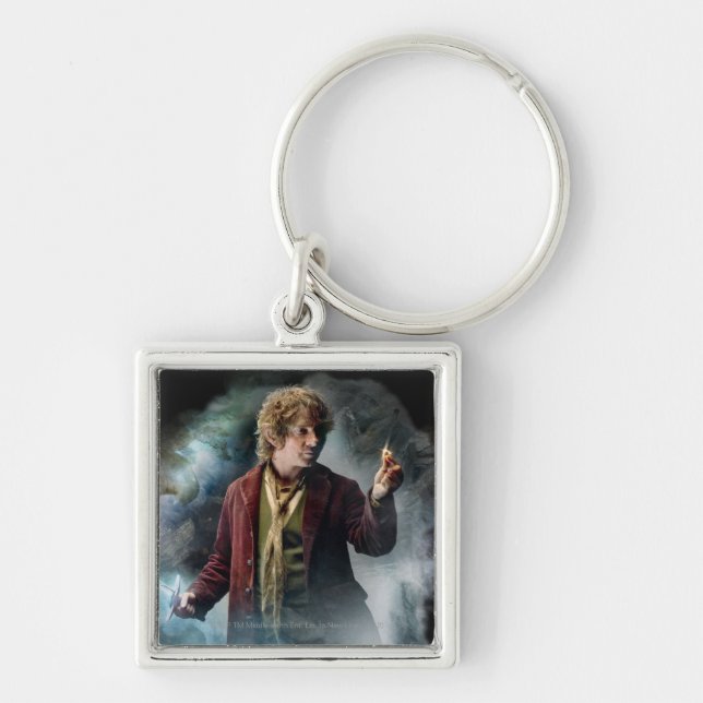 BILBO BAGGINS™ With The Ring Key Ring (Front)