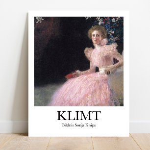Bildnis Sonja Knips by Gustav Klimt Poster
