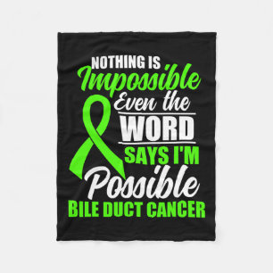 Bile Duct Cancer Awareness 2  Fleece Blanket