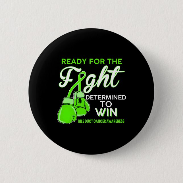 Bile Duct Cancer Awareness Green Butterfly  6 Cm Round Badge (Front)