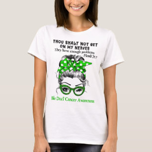 Bile Duct Cancer Awareness Ribbon Support Gifts T-Shirt