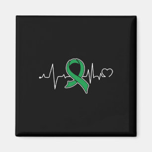 Bile Duct Cancer Awareness Supporter Ribbon Magnet