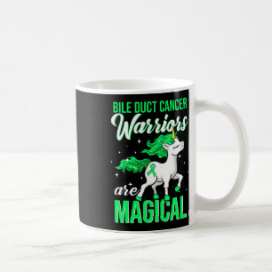 Bile Duct Cancer Awareness Warrior Fun Unicorn Coffee Mug