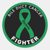 Bile Duct Cancer Fighter Ribbon Black