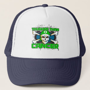 Bile Duct Cancer Tougher Than Cancer Skull Trucker Hat