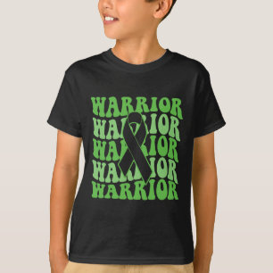 Bile Duct Cancer Warrior Green Ribbon Awareness T-Shirt