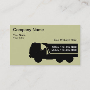 Bilingual Hauling Business Cards