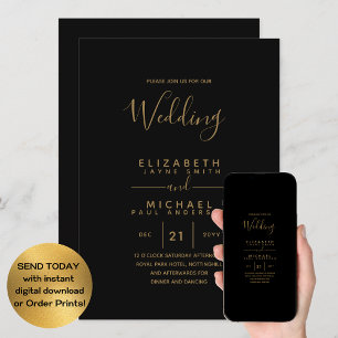 Bilingual Invite - 1 Side English Reverse Spanish