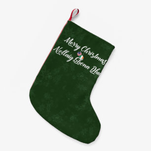 Bilingual Irish American Holiday Stocking