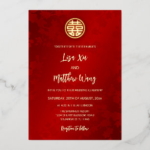 BILINGUAL   Modern Red Chinese Wedding