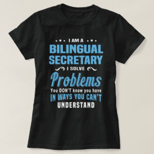 Bilingual Secretary T-Shirt