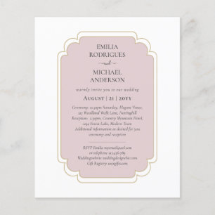 Bilingual Spanish Boda Budget Wedding  Flyer