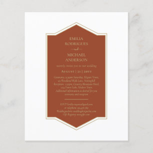 Bilingual Spanish Boda Budget Wedding  Flyer