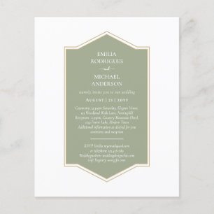 Bilingual Spanish Boda Budget Wedding Flyer