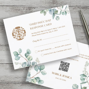 Bilingual Vietnamese Eucalyptus Song Hy RSVP