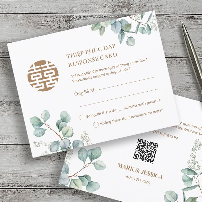 Bilingual Vietnamese Eucalyptus Song Hy RSVP (Creator Uploaded)