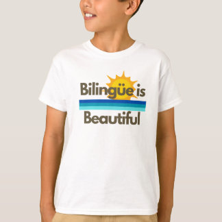 Bilingue is Beautiful Kids Shirt