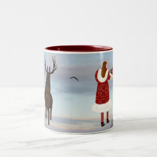 Bilingue Lee Marie’s Creative Design Two-Tone Coffee Mug