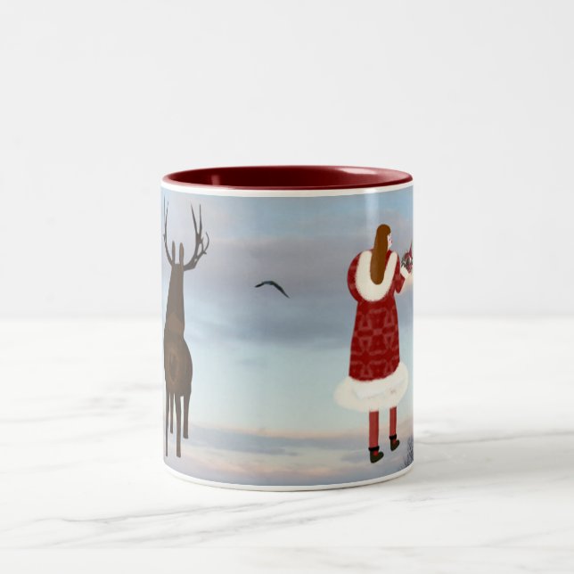 Bilingue Lee Marie’s Creative Design  Two-Tone Coffee Mug (Center)