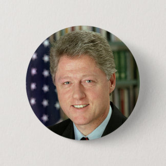 Bill Clinton 6 Cm Round Badge
