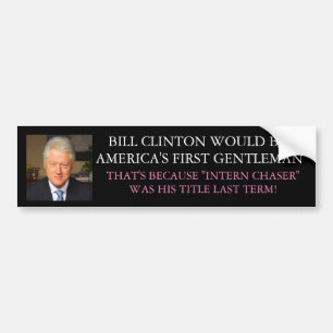 BILL CLINTON BUMPER STICKER