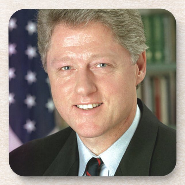 Bill Clinton Coaster (Front)