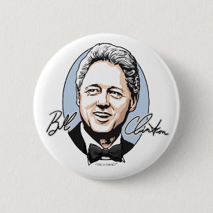 Bill Clinton For First Gentleman Button