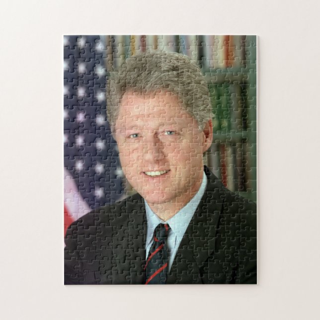 Bill Clinton Jigsaw Puzzle (Vertical)