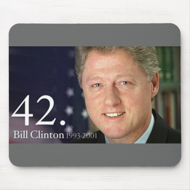 Bill Clinton Mouse Mat (Front)