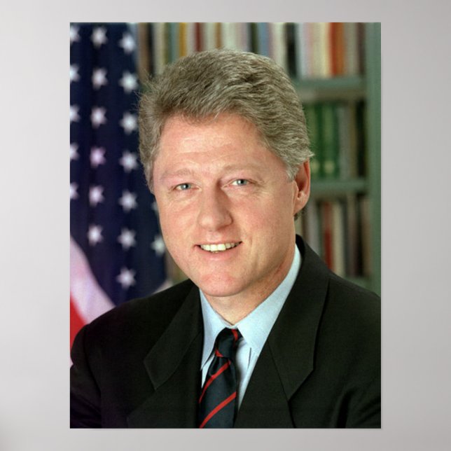Bill Clinton Poster (Front)