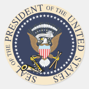 Bill Clinton : President Seal Sticker