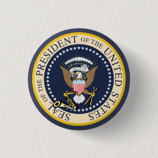Bill Clinton : Presidential Seal : Button