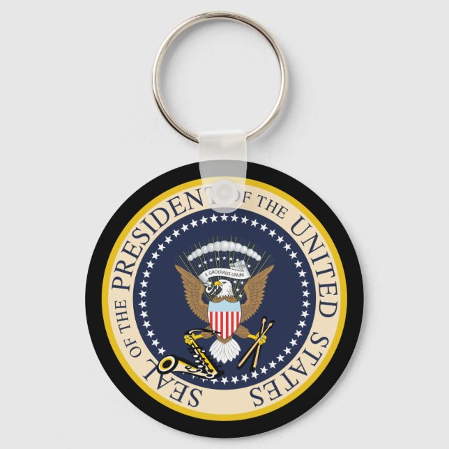 Bill Clinton : Presidential Seal : Keychain (Front)