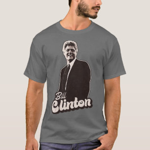 Bill Clinton Saxophone 90s Vintage Style T-Shirt