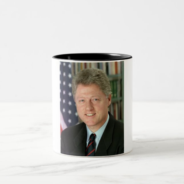 Bill Clinton Two-Tone Coffee Mug (Center)