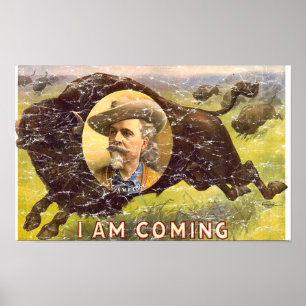 Bill Cody -1899 - distressed Poster