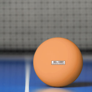 Bill Corp. Distributed Equipment Premium Ping Pong Ball