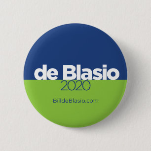 Bill de Blasio 2020 6 Cm Round Badge